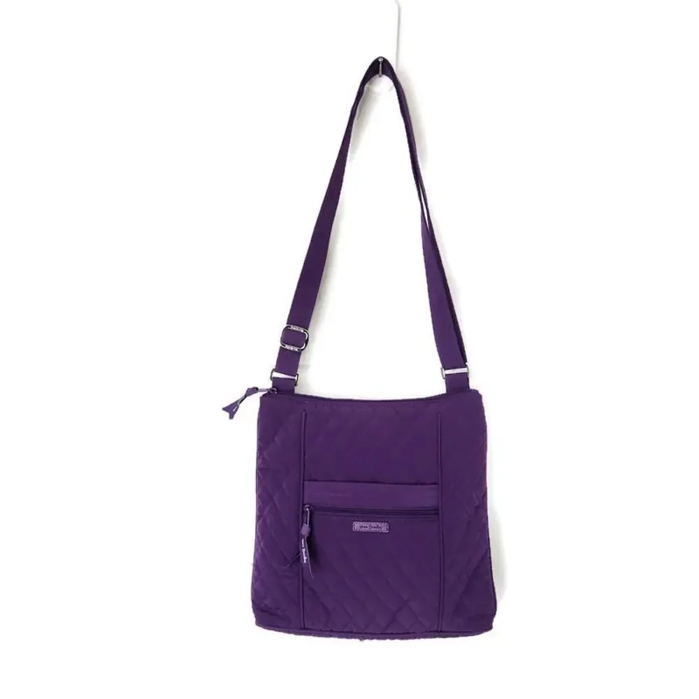 Vera Bradley Hipster Women's Purple Quilted Crossbody Bag - Picture 3 of 6